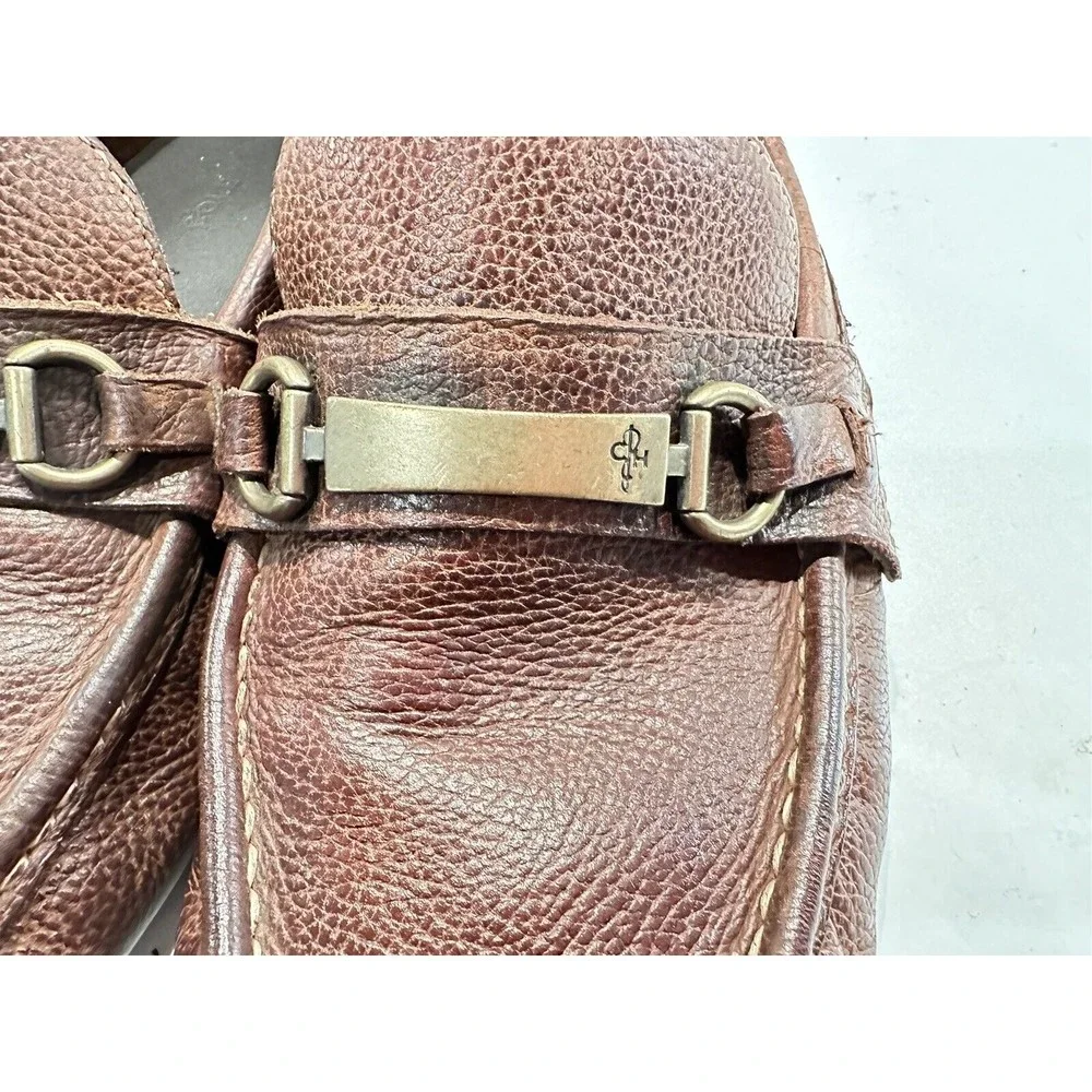 COLE HAAN‎ Men's Size 10M Brown Leather Slip on Loafers Shoes